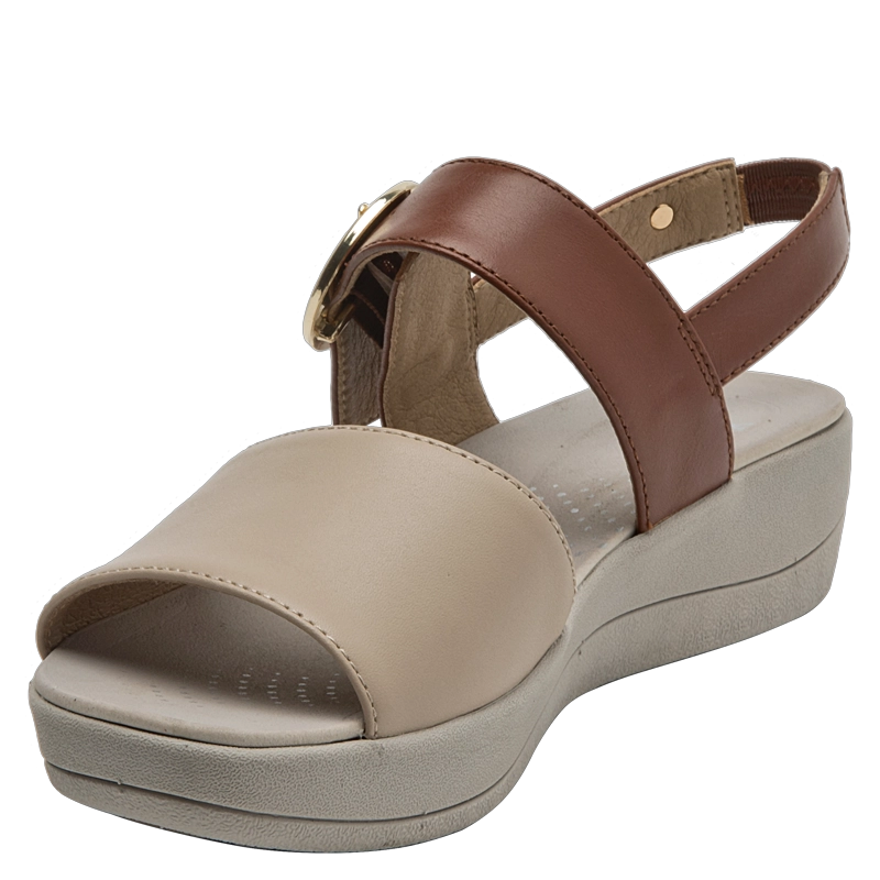 SANDALIA CASUAL MUJER 16 HRS - 16M0007 | BEIGE - 6