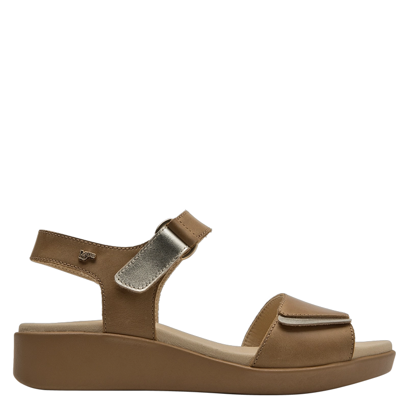 SANDALIA CASUAL MUJER 16 HRS - 16M0067 | BEIGE - 7