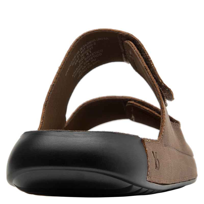 SANDALIA CASUAL HOMBRE 16 HRS - 16H0037 | MARRON - 4