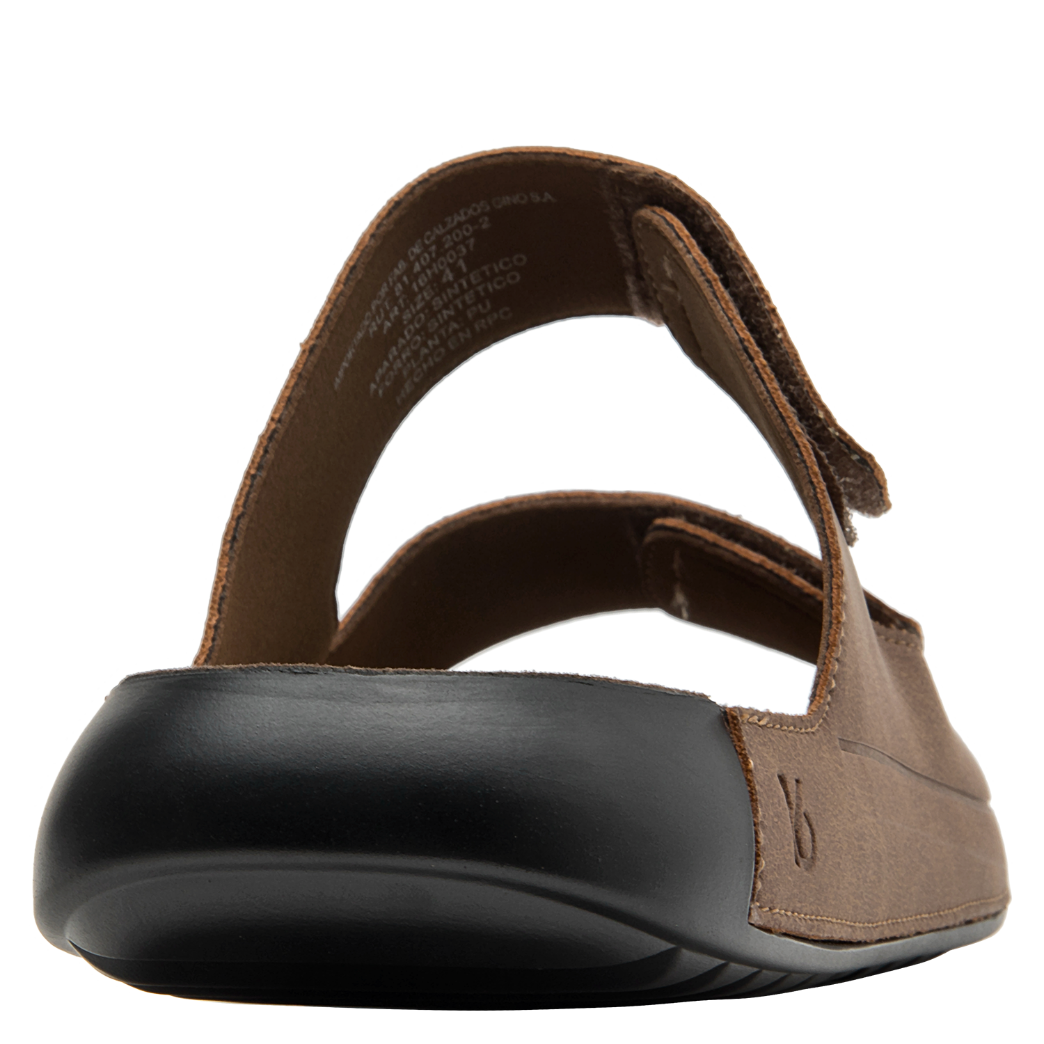 SANDALIA CASUAL HOMBRE 16 HRS - 16H0037 | MARRON - 4