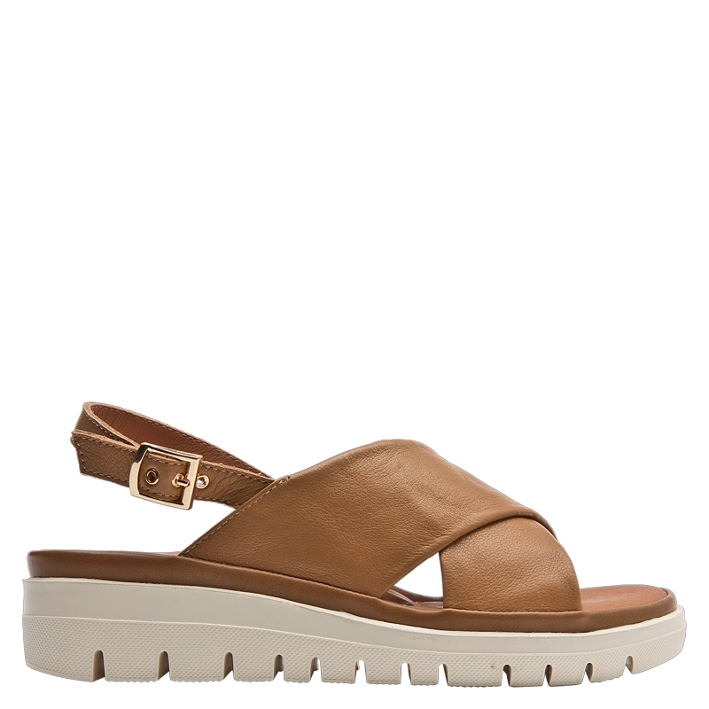 SANDALIA CASUAL MUJER 16 HRS - 16M0100 | MARRON CLARO - 1