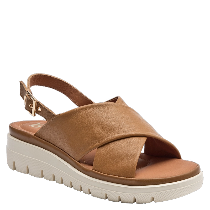 SANDALIA CASUAL MUJER 16 HRS - 16M0100 | MARRON CLARO - 2