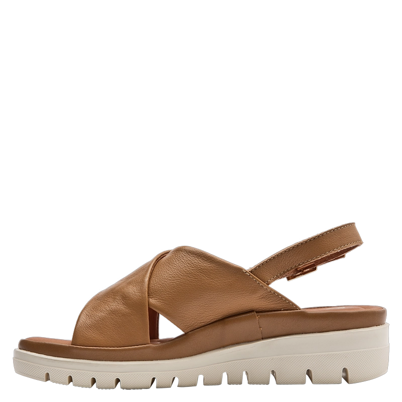 SANDALIA CASUAL MUJER 16 HRS - 16M0100 | MARRON CLARO - 4