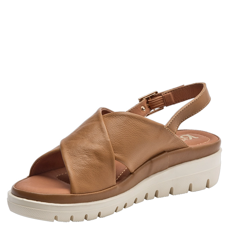 SANDALIA CASUAL MUJER 16 HRS - 16M0100 | MARRON CLARO - 5