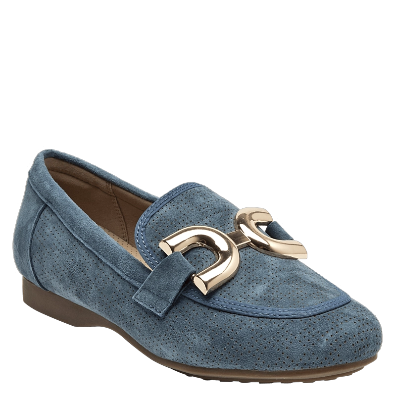 MOCASIN CASUAL MUJER POLLINI - POM0072 | CELESTE - 2