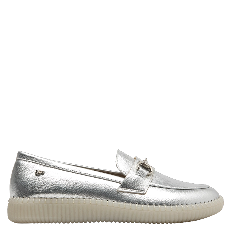 MOCASIN CASUAL MUJER 16 HRS - 16M0113 | PLATEADO - 1