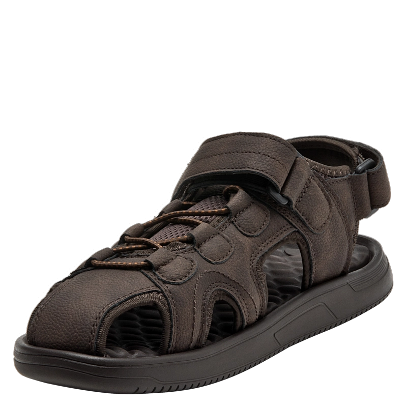 SANDALIA CASUAL HOMBRE 16 HRS - 16H0033 | MARRON - 5