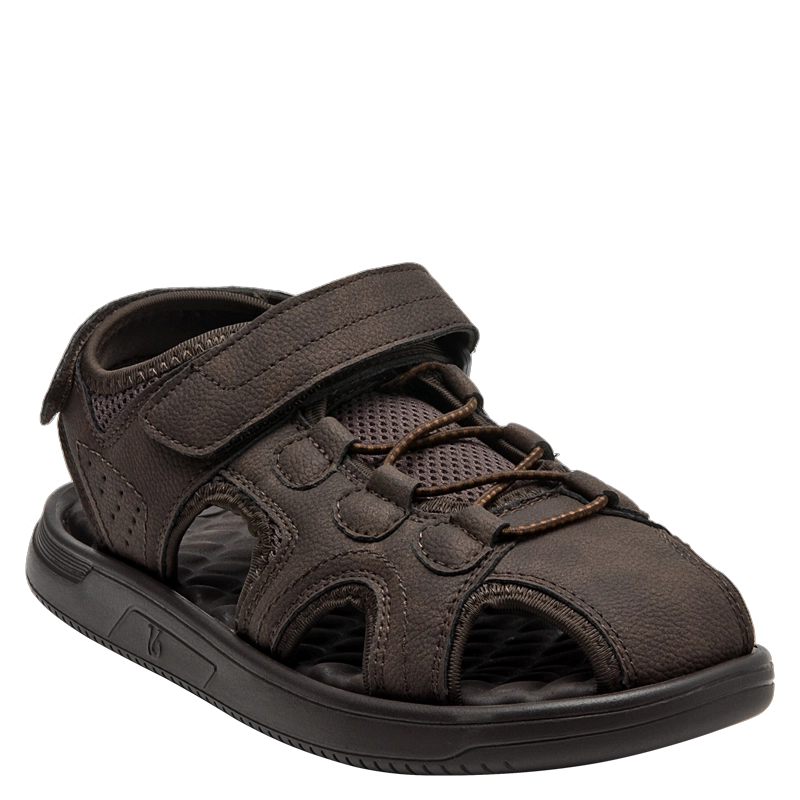 SANDALIA CASUAL HOMBRE 16 HRS - 16H0033 | MARRON - 6