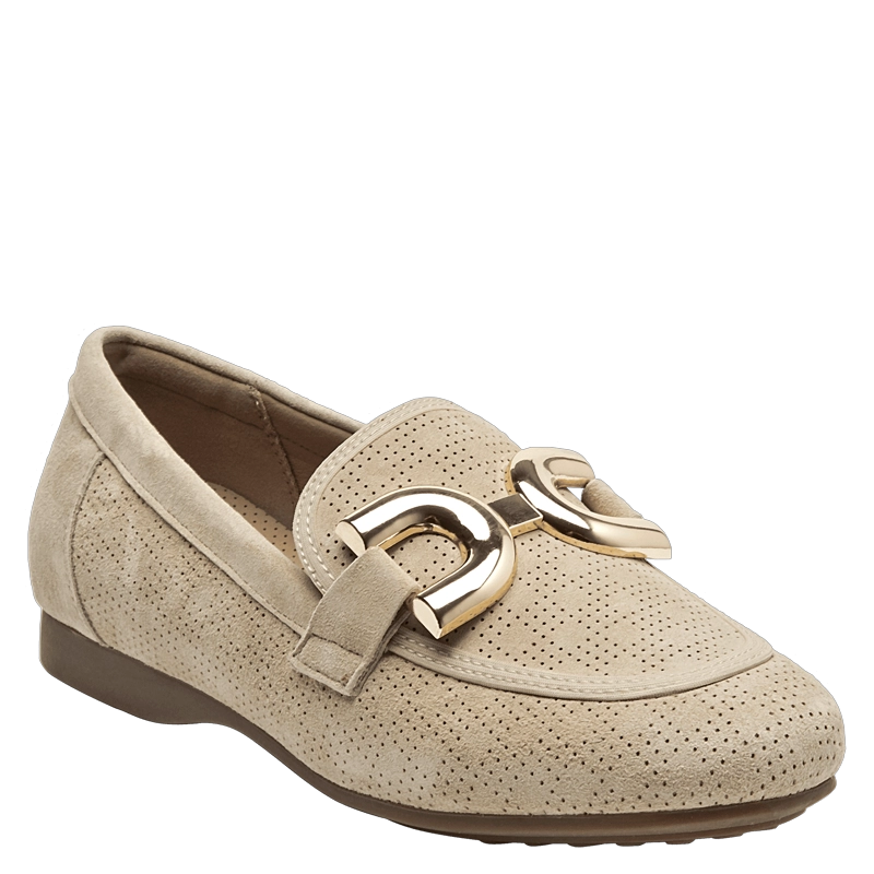 MOCASIN CASUAL MUJER POLLINI - POM0072 | BEIGE - 2