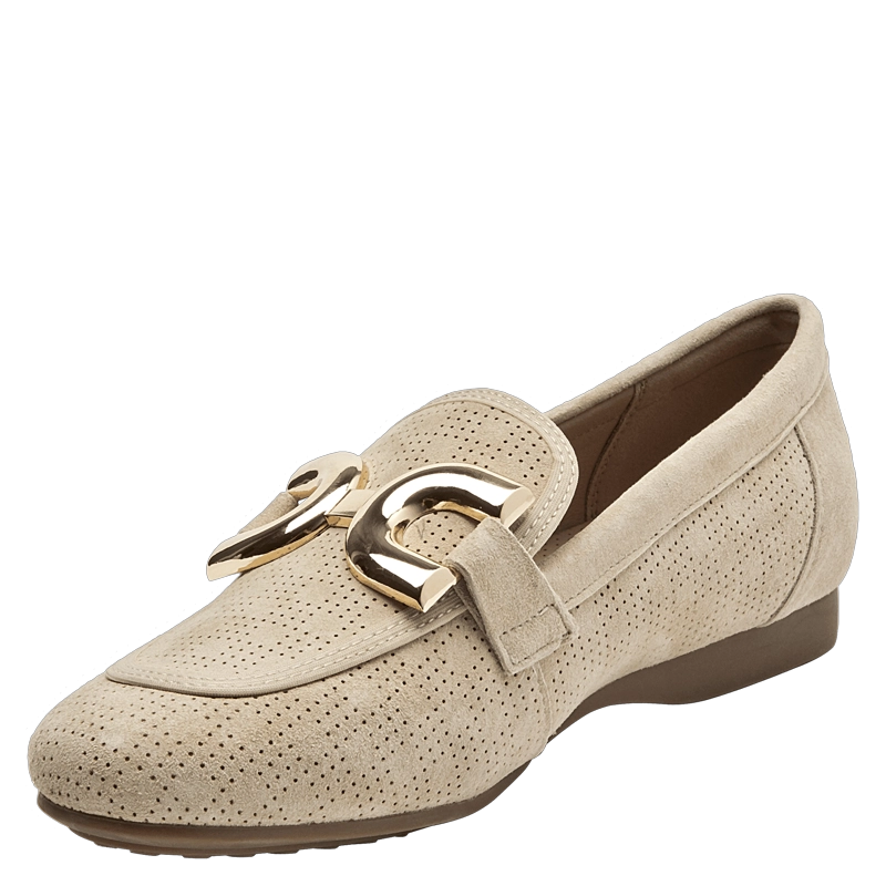 MOCASIN CASUAL MUJER POLLINI - POM0072 | BEIGE - 5