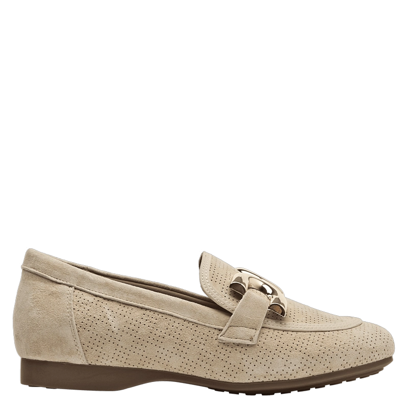 MOCASIN CASUAL MUJER POLLINI - POM0072 | BEIGE - 7