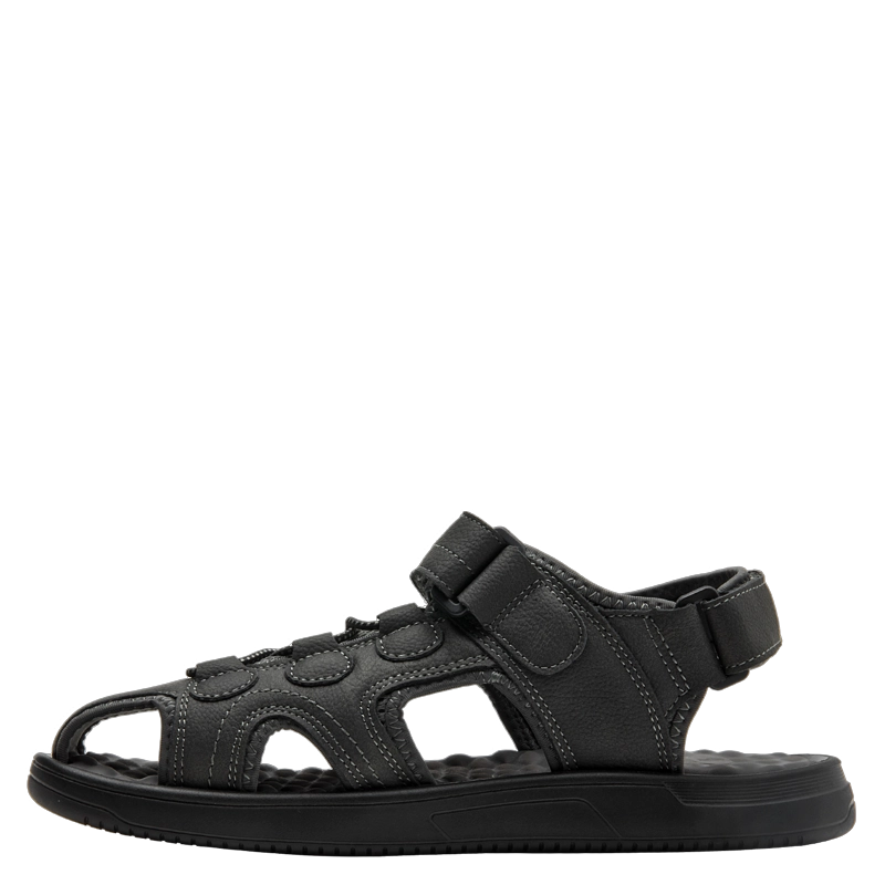 SANDALIA CASUAL HOMBRE 16 HRS - 16H0033 | NEGRO - 4