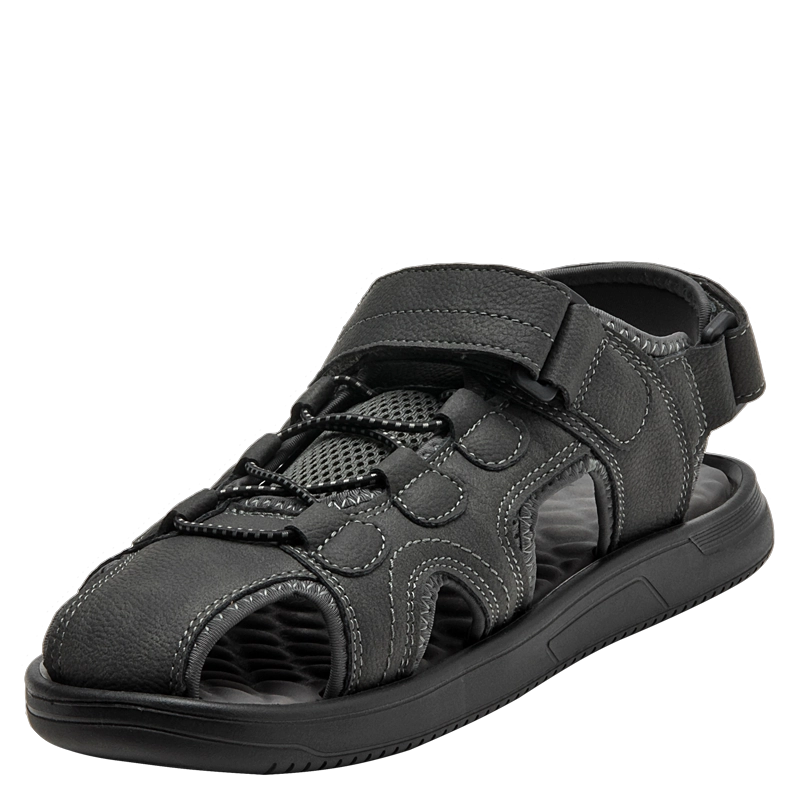 SANDALIA CASUAL HOMBRE 16 HRS - 16H0033 | NEGRO - 5