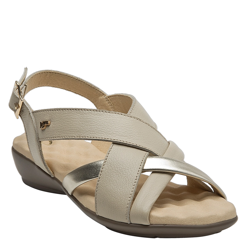 SANDALIA CASUAL MUJER 16 HRS - 16M0027 | BEIGE - 2