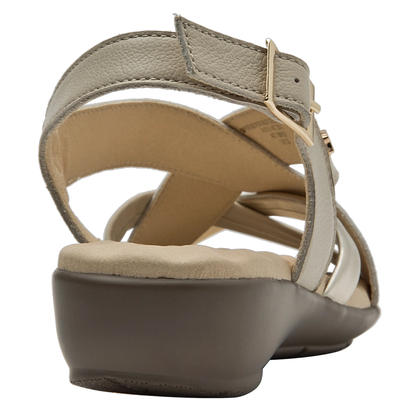 SANDALIA CASUAL MUJER 16 HRS - 16M0027 | BEIGE - 3