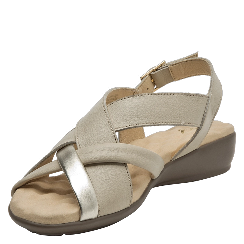 SANDALIA CASUAL MUJER 16 HRS - 16M0027 | BEIGE - 5