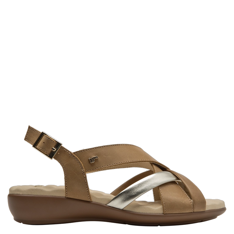 SANDALIA CASUAL MUJER 16 HRS - 16M0027 | BEIGE - 7