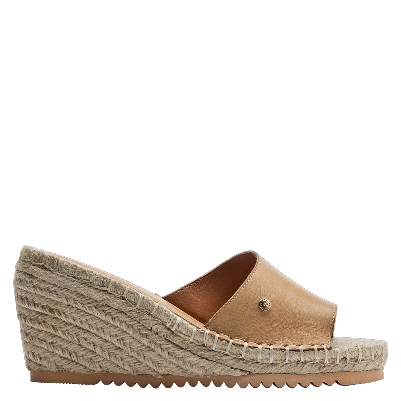 SANDALIA CASUAL MUJER POLLINI - POM0050 | MARRON CLARO - 1