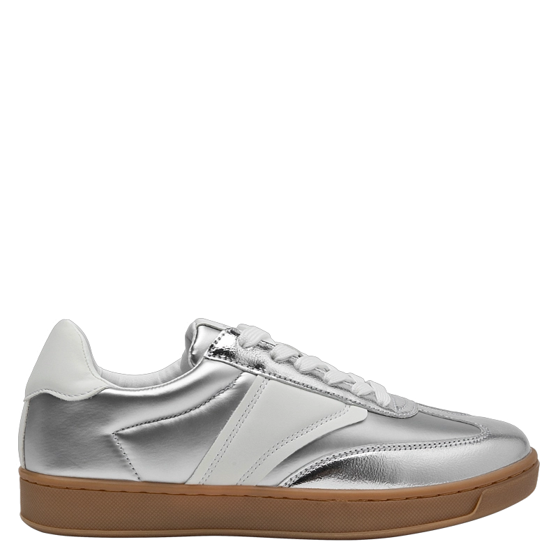 ZAPATILLA DEPORTIVO MUJER POLLINI - POM0051 | PLATEADO - 1