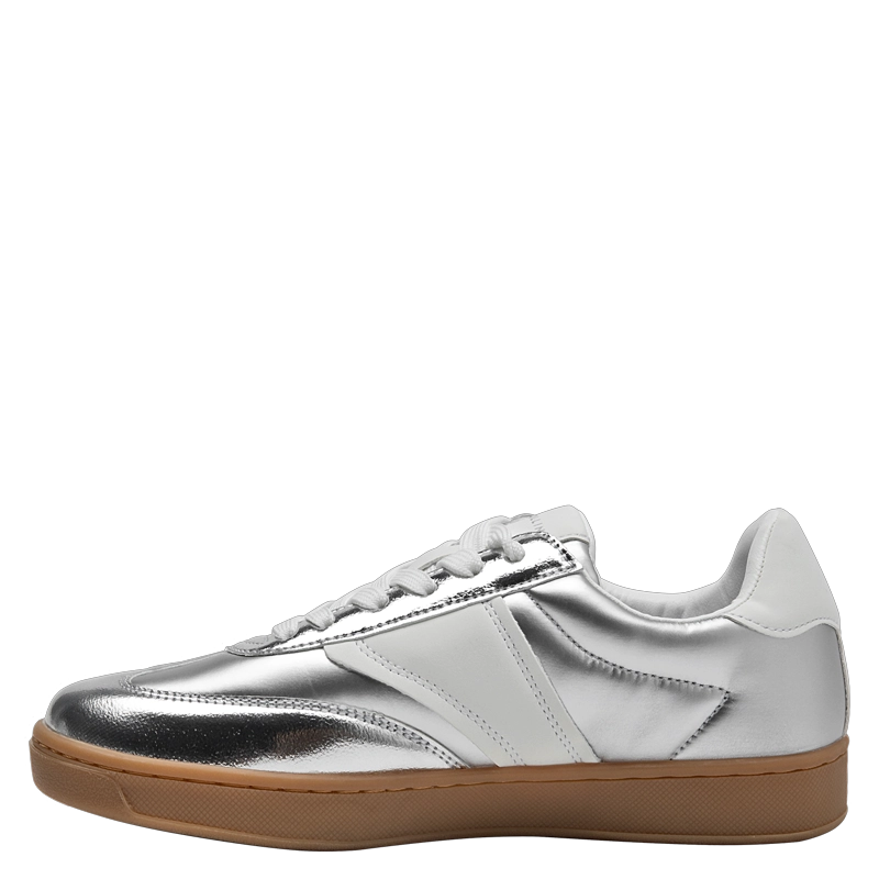 ZAPATILLA DEPORTIVO MUJER POLLINI - POM0051 | PLATEADO - 4