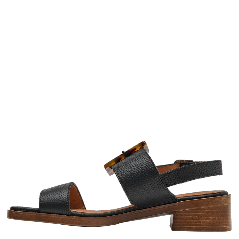 SANDALIA CASUAL MUJER POLLINI - POM0062 | NEGRO - 4