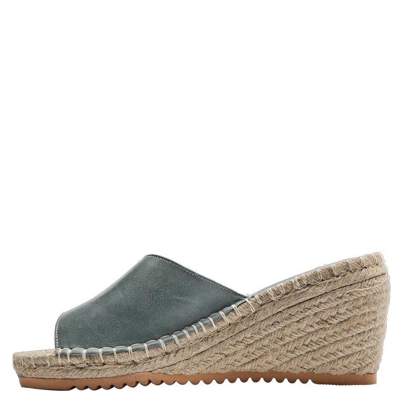 SANDALIA CASUAL MUJER POLLINI - POM0050 | CELESTE - 4