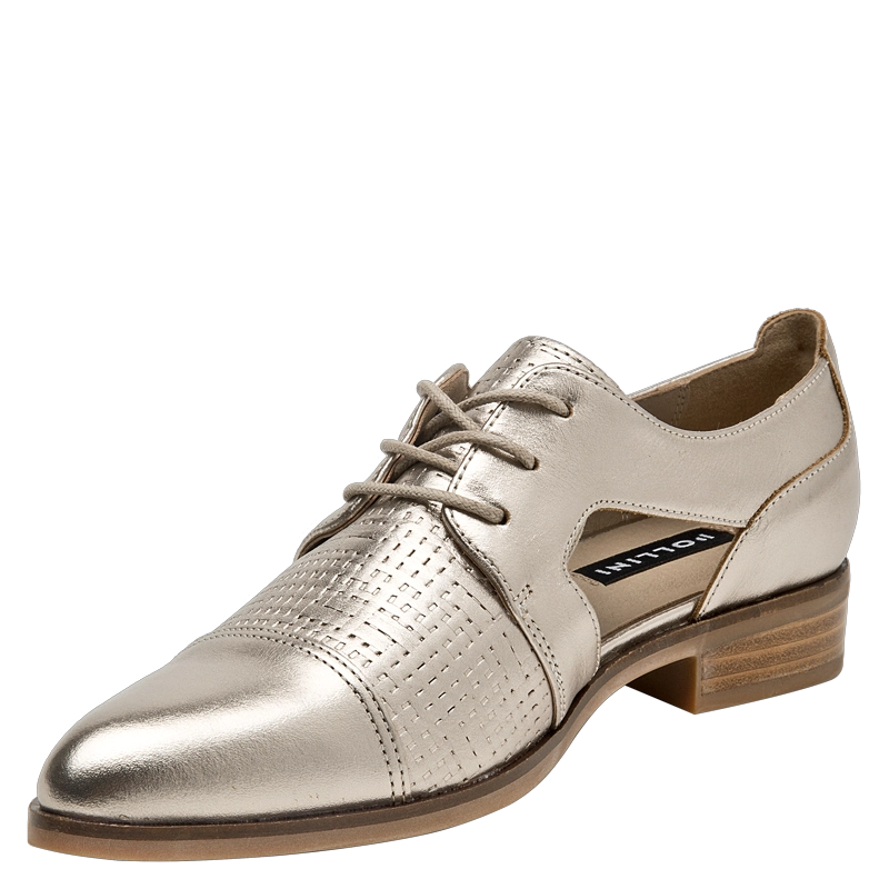 ZAPATO CASUAL MUJER POLLINI - POM0043 | DORADO - 5
