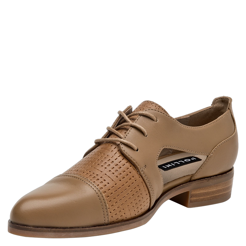 ZAPATO CASUAL MUJER POLLINI - POM0043 | MARRON CLARO - 5