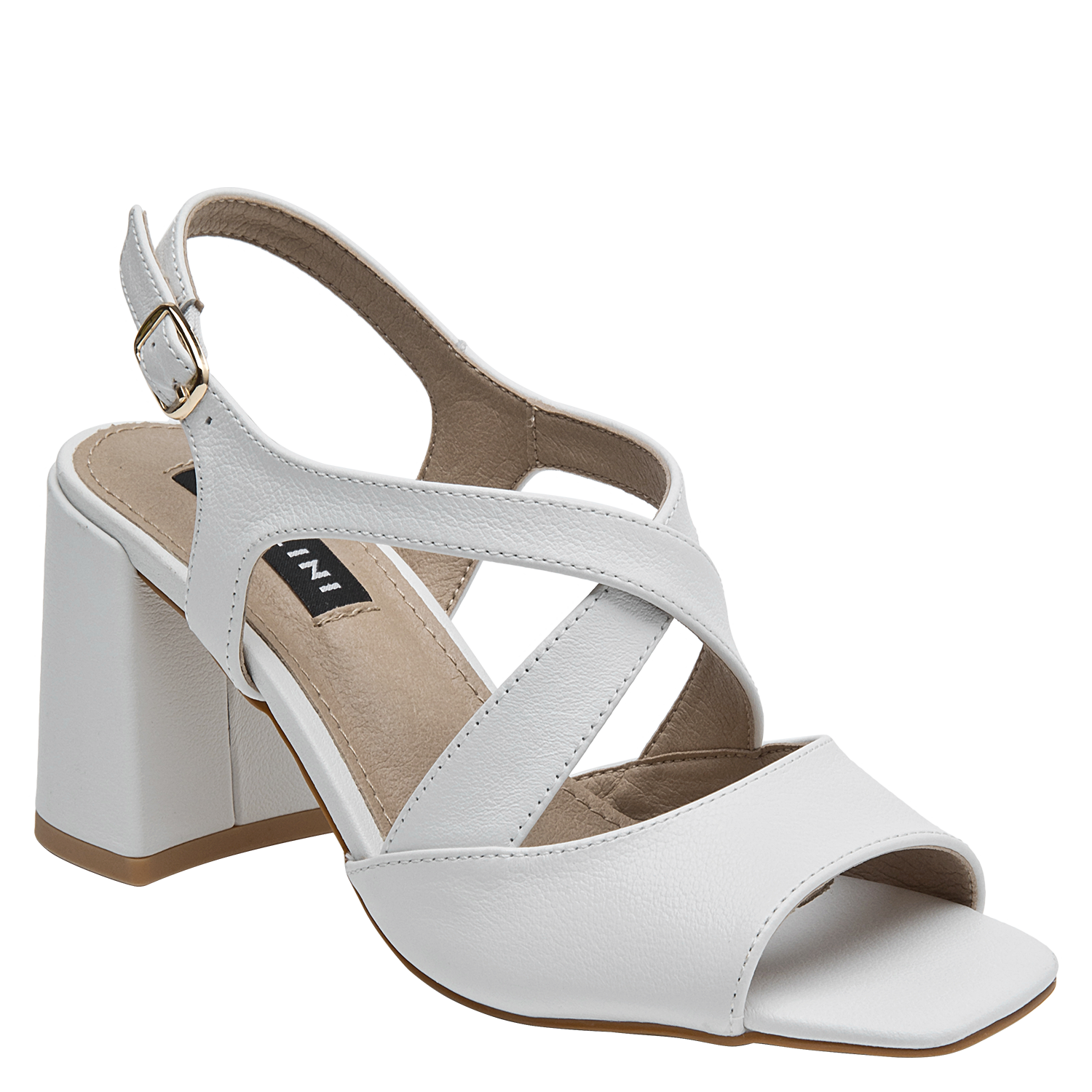 SANDALIA CASUAL MUJER POLLINI - POM0001 | BLANCO - 2