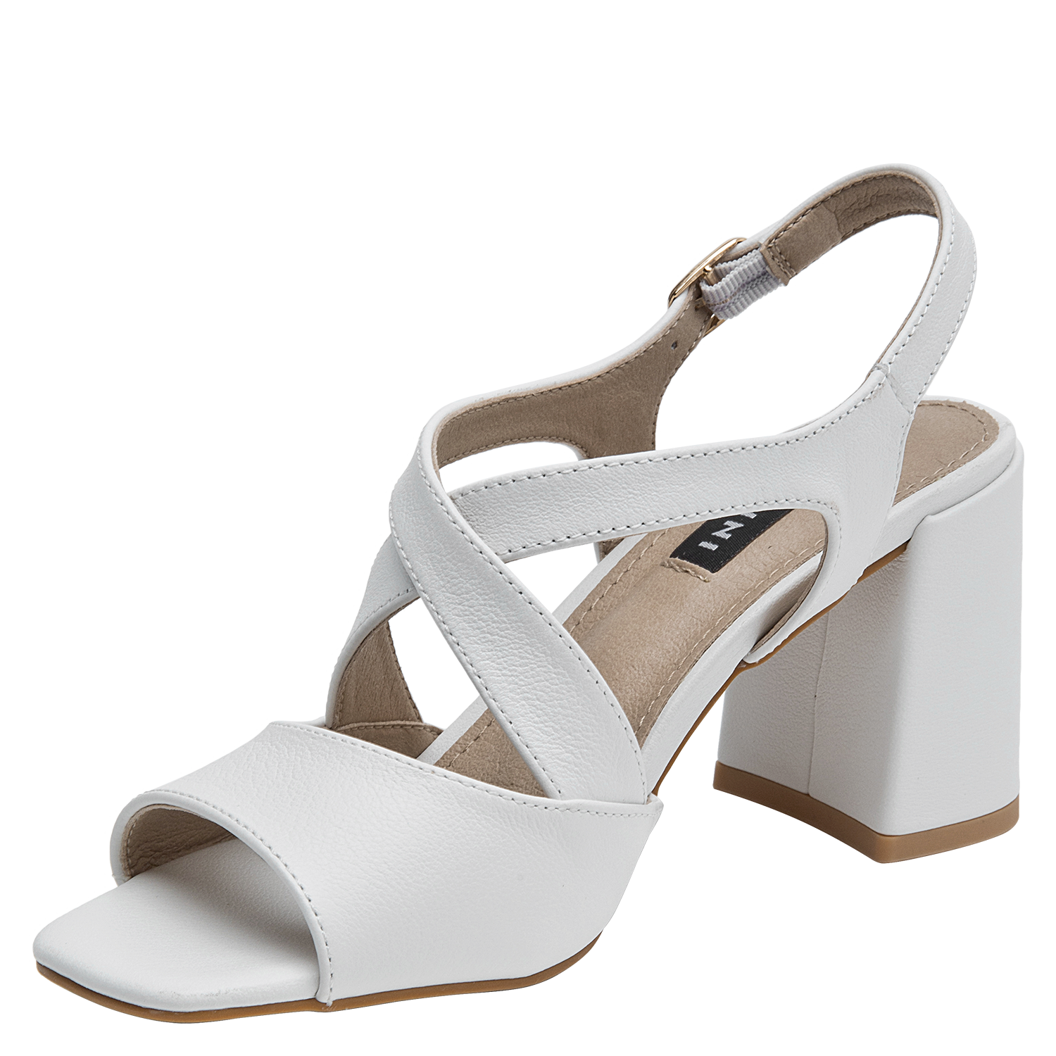 SANDALIA CASUAL MUJER POLLINI - POM0001 | BLANCO - 5
