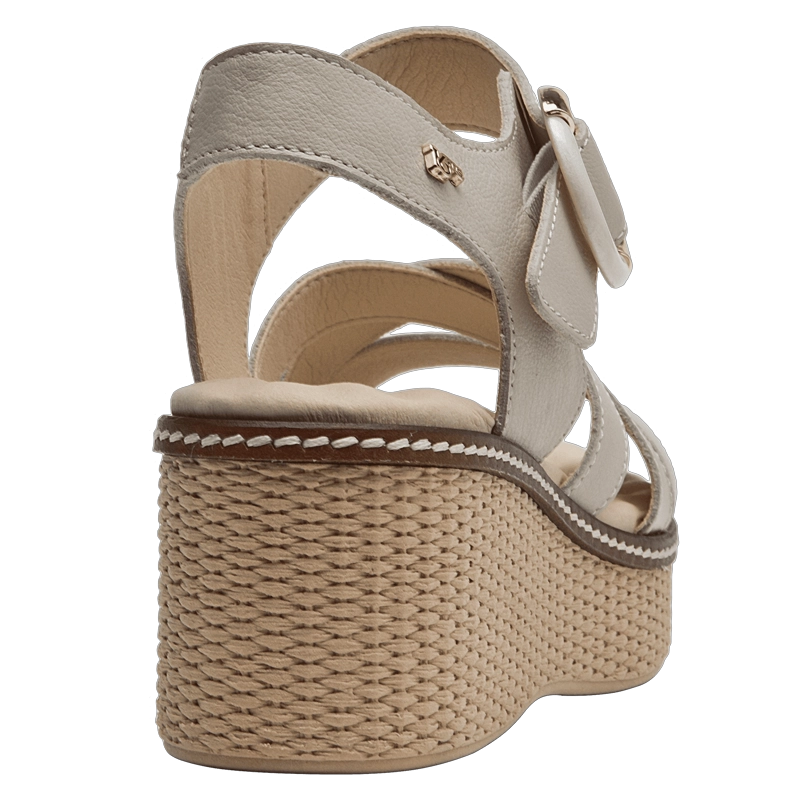 SANDALIA CASUAL MUJER 16 HRS - 16M0084 | BEIGE - 3