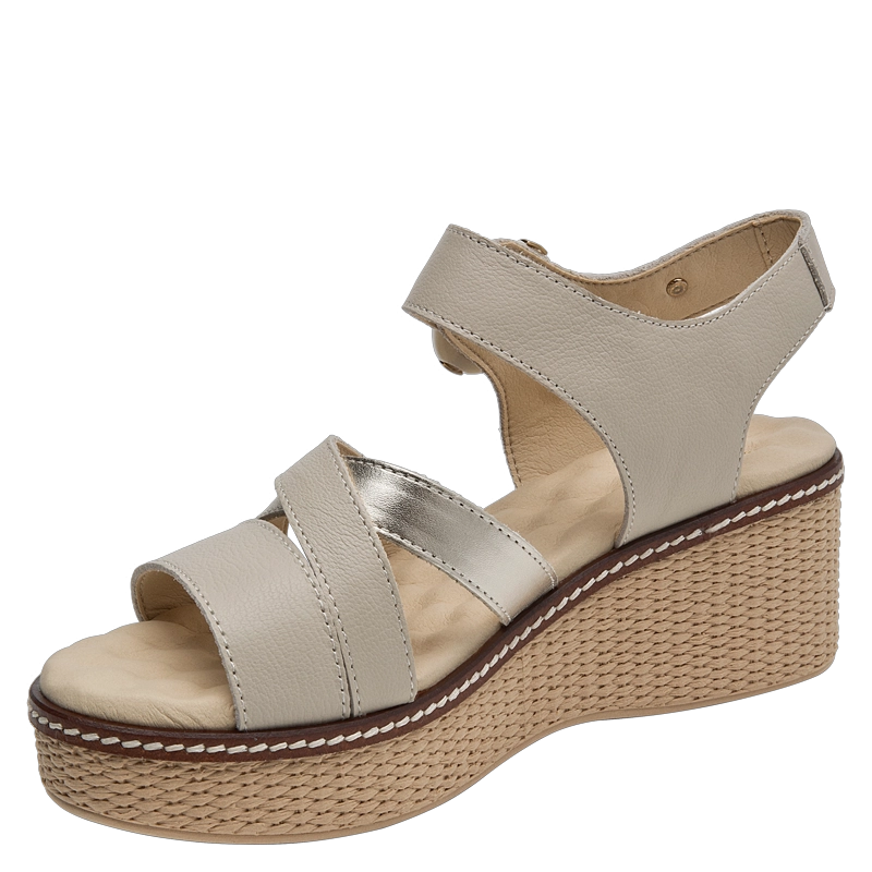 SANDALIA CASUAL MUJER 16 HRS - 16M0084 | BEIGE - 5