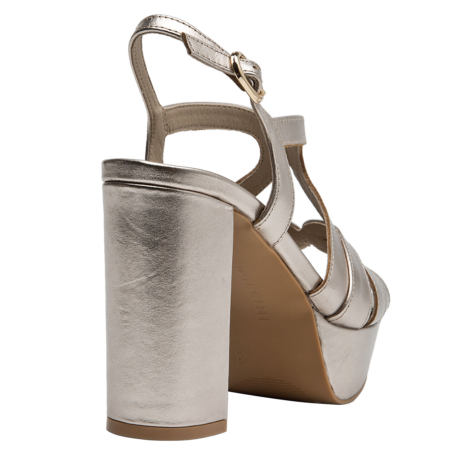 SANDALIA FIESTA MUJER POLLINI - POM0015 | DORADO - 3