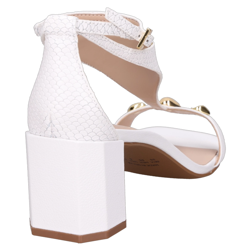 SANDALIA CASUAL MUJER MINGO - MIM0053 | BLANCO - 3