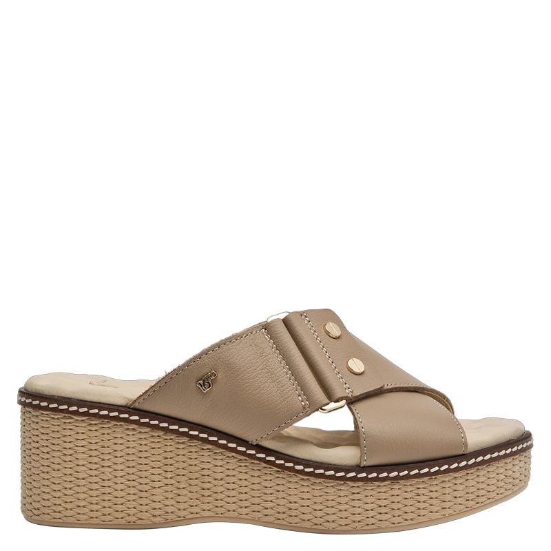 SANDALIA CASUAL MUJER 16 HRS - 16M0082 | BEIGE - 1