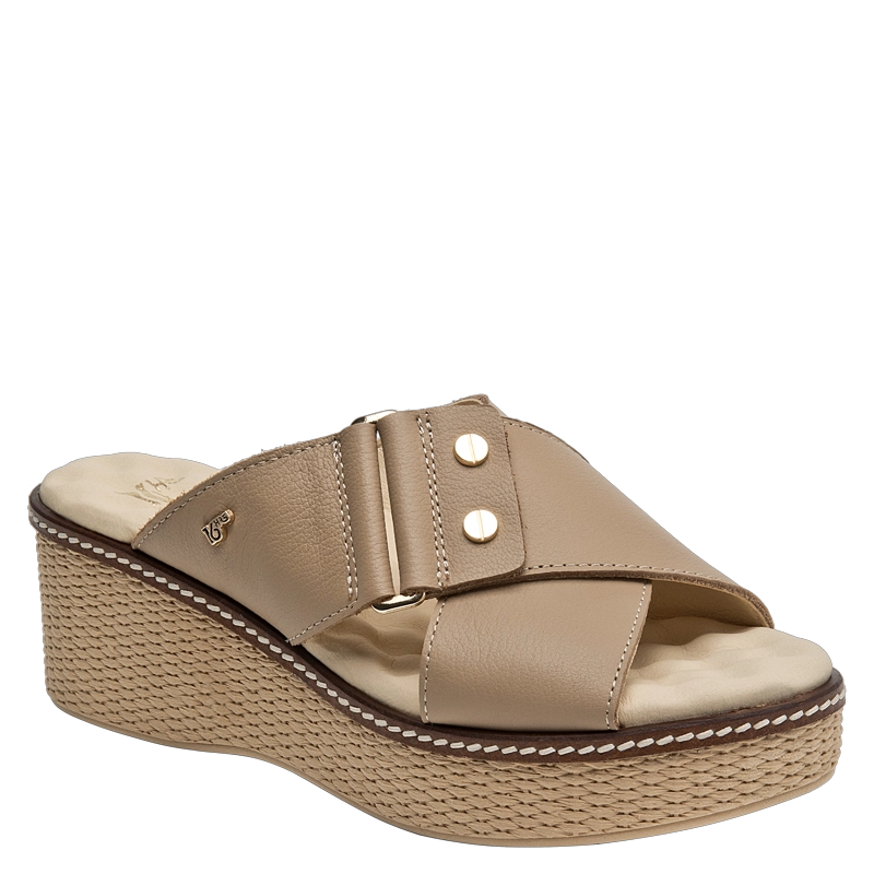 SANDALIA CASUAL MUJER 16 HRS - 16M0082 | BEIGE - 2