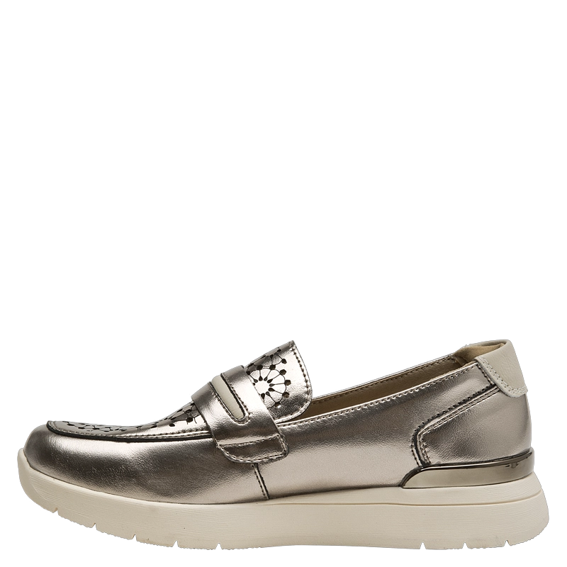 MOCASIN CASUAL MUJER 16 HRS - 16M0139 | PLATEADO - 4