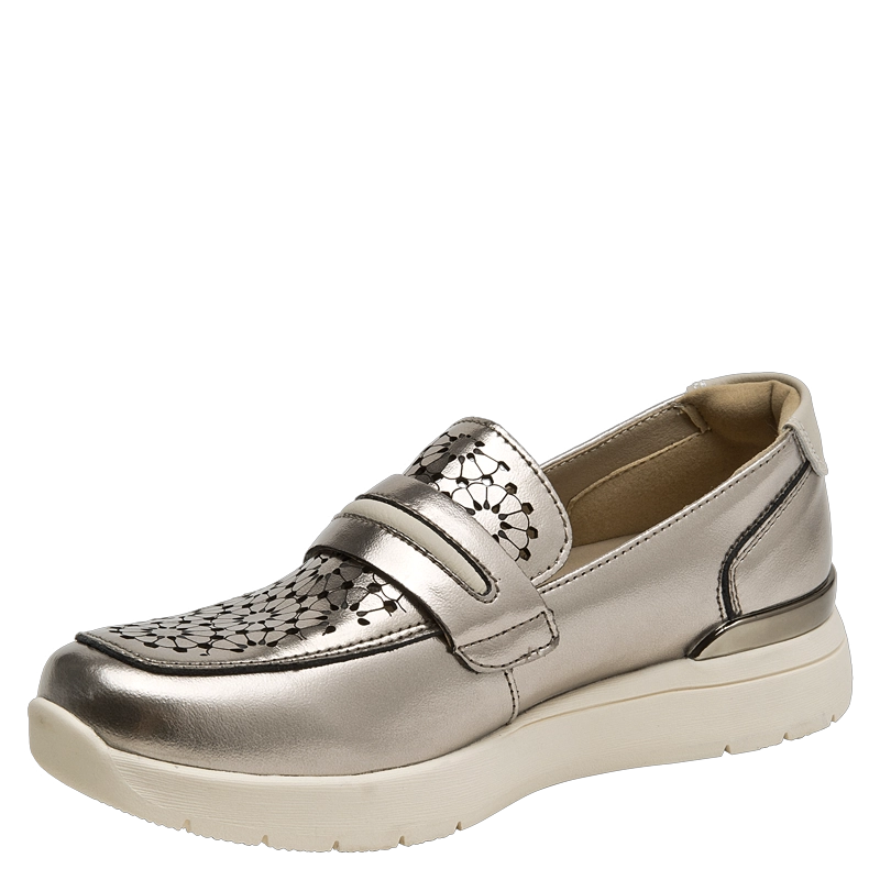 MOCASIN CASUAL MUJER 16 HRS - 16M0139 | PLATEADO - 5