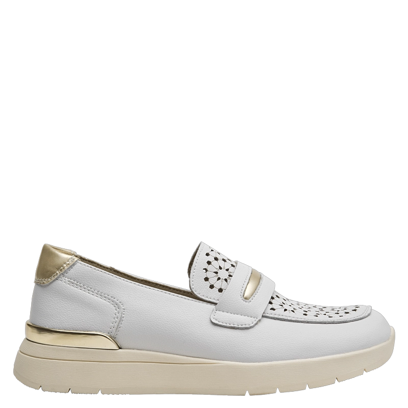 MOCASIN CASUAL MUJER 16 HRS - 16M0139 | BLANCO - 1