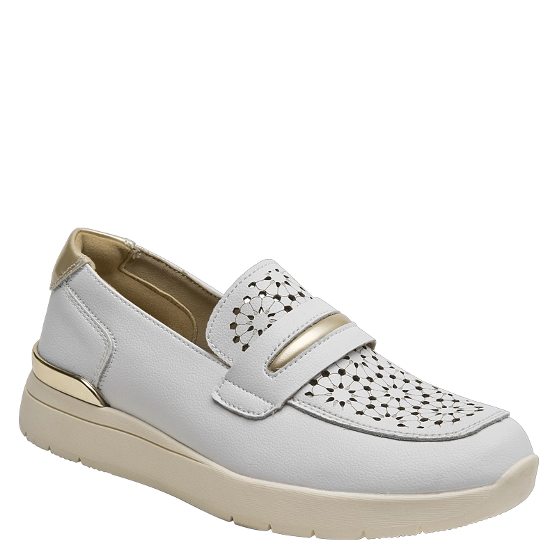 MOCASIN CASUAL MUJER 16 HRS - 16M0139 | BLANCO - 2
