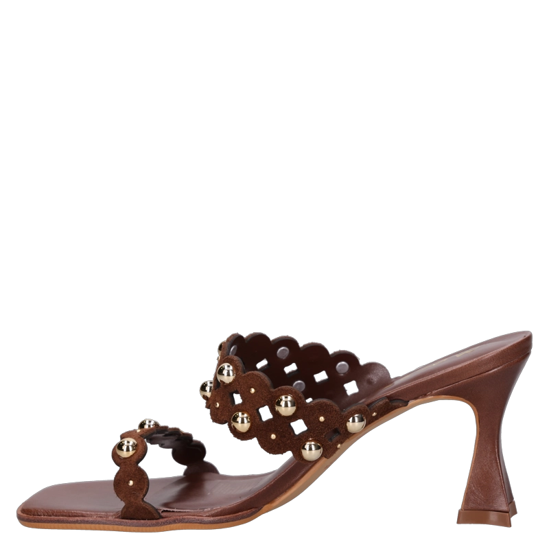 SANDALIA FORMAL MUJER MINGO - MIM0081 | MARRON - 4