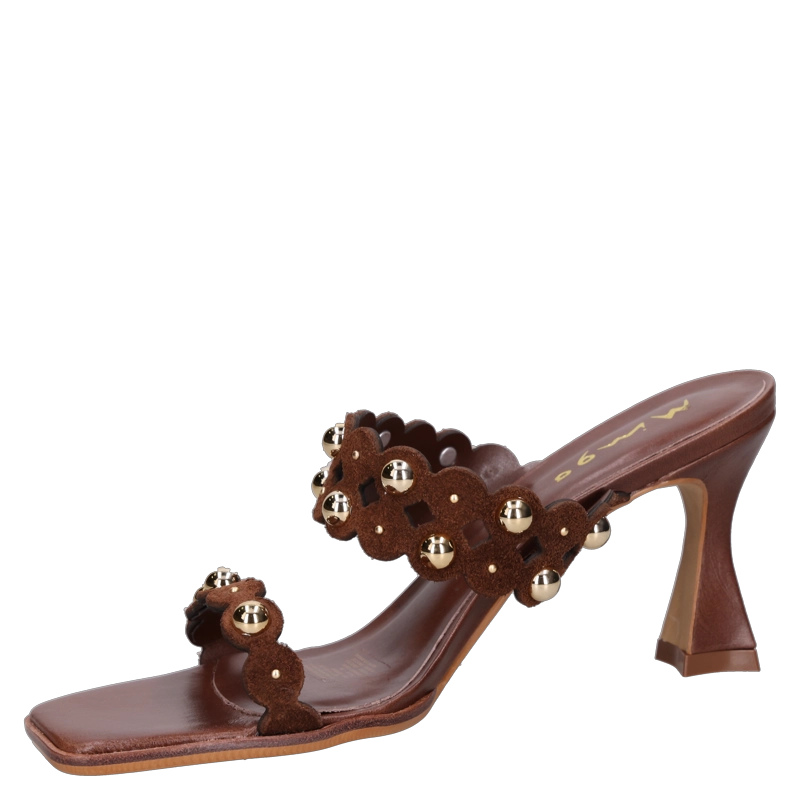 SANDALIA FORMAL MUJER MINGO - MIM0081 | MARRON - 5