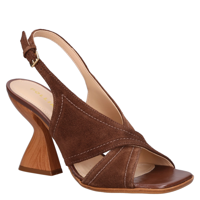 SANDALIA CASUAL MUJER POLLINI - POM0127 | MARRON - 2