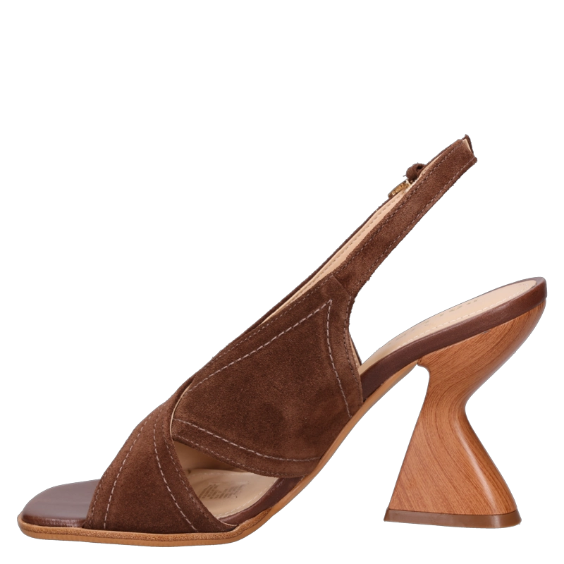 SANDALIA CASUAL MUJER POLLINI - POM0127 | MARRON - 4