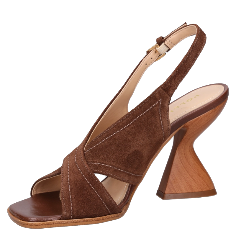 SANDALIA CASUAL MUJER POLLINI - POM0127 | MARRON - 5