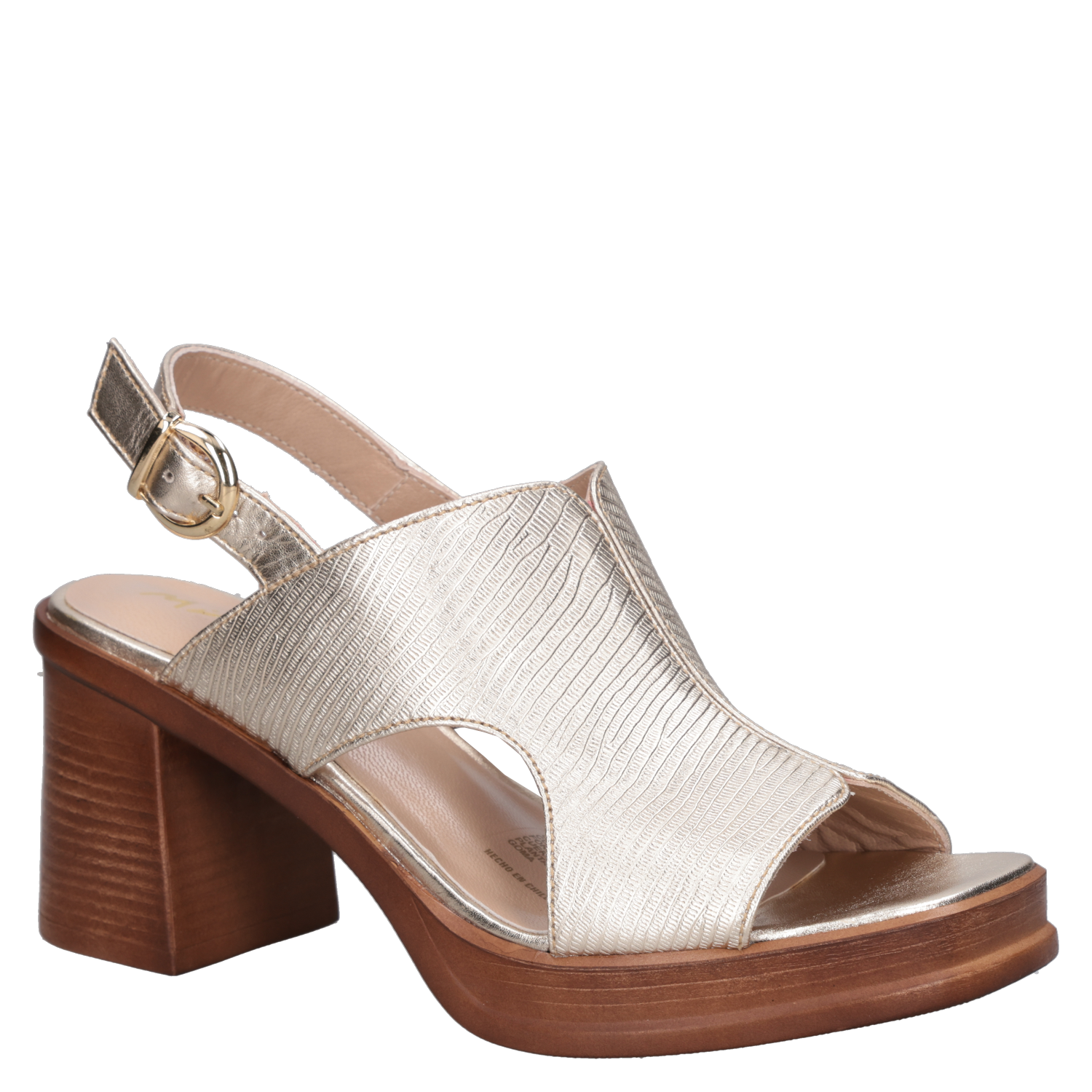 SANDALIA CASUAL MUJER MINGO - MIMM027 | DORADO - 1