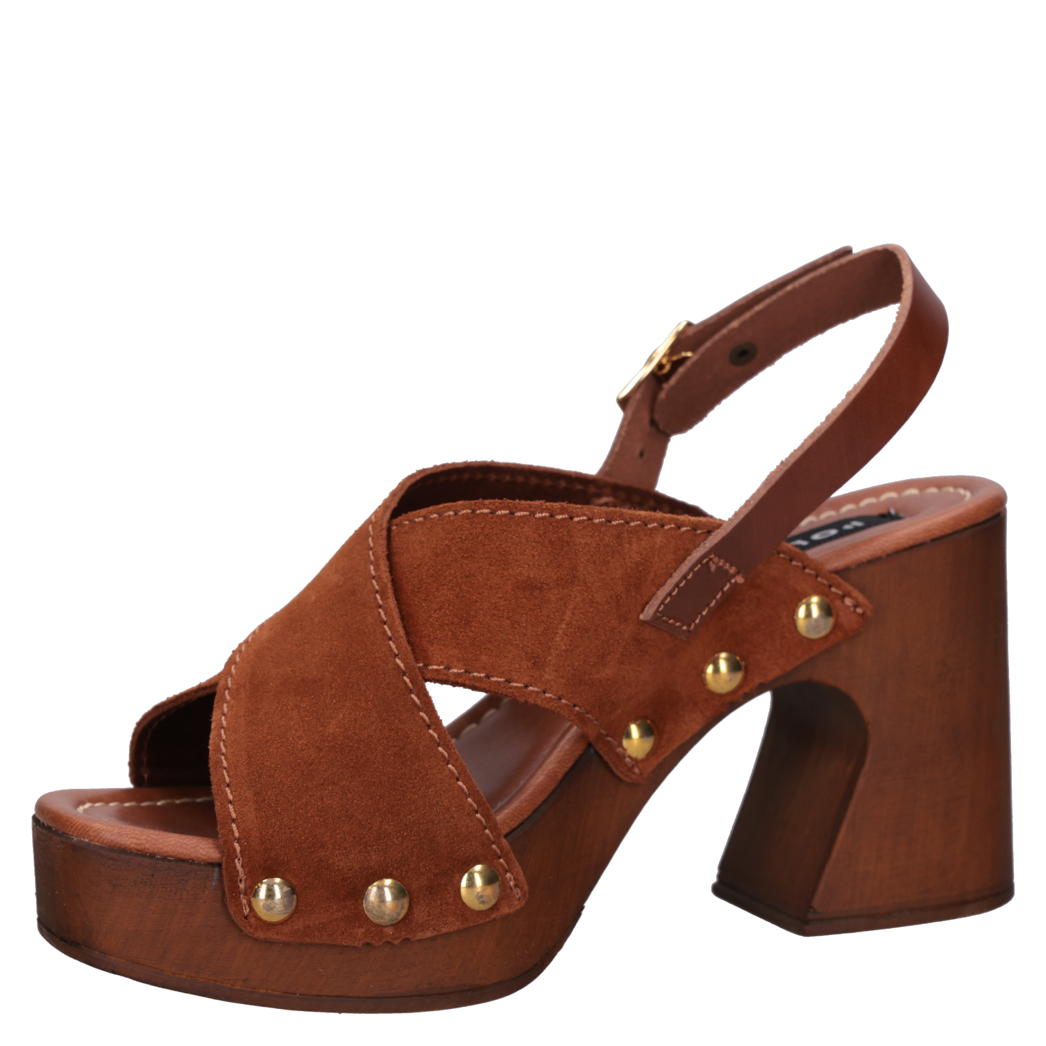 SANDALIA CASUAL MUJER POLLINI - POM0065 | MARRON - 5