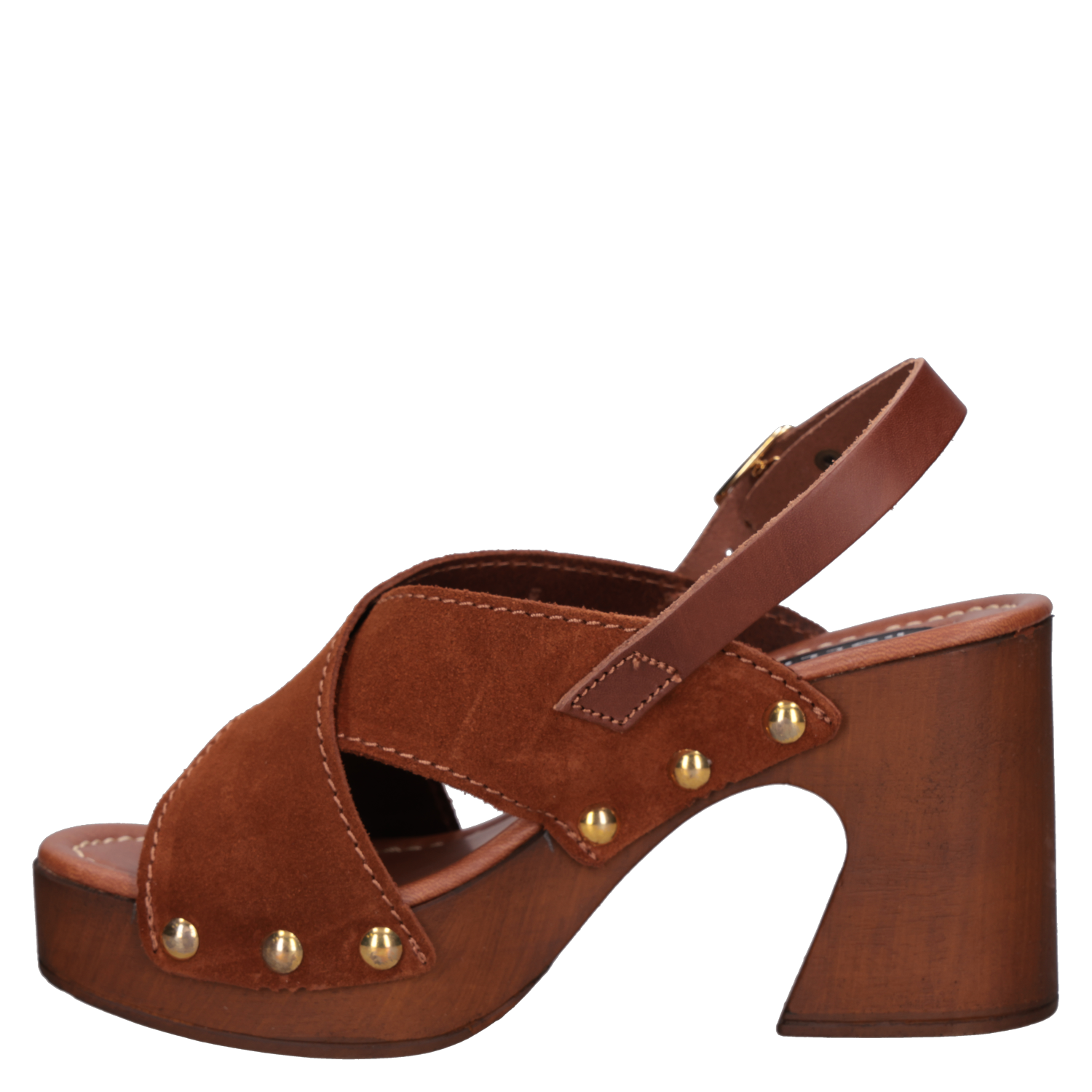 SANDALIA CASUAL MUJER POLLINI - POM0065 | MARRON - 9