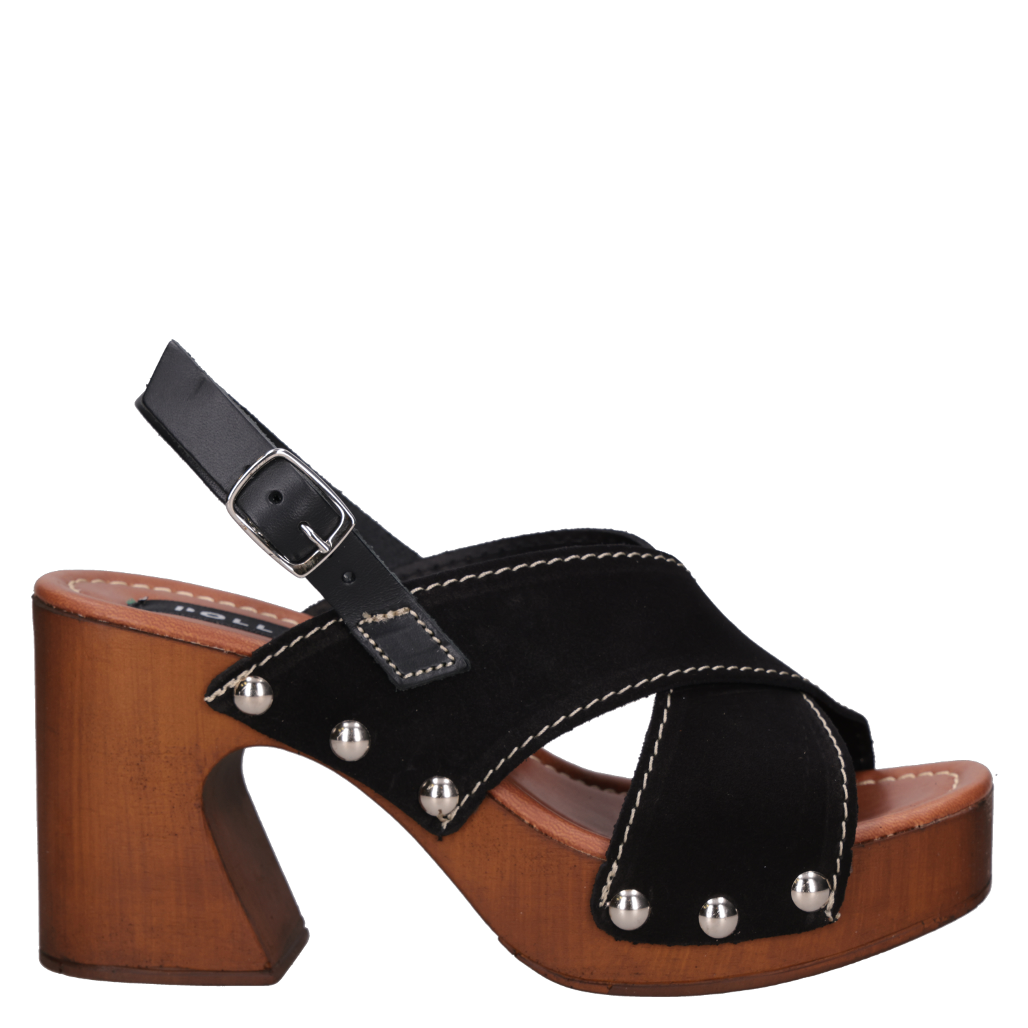 SANDALIA CASUAL MUJER POLLINI - POM0065 | NEGRO - 1