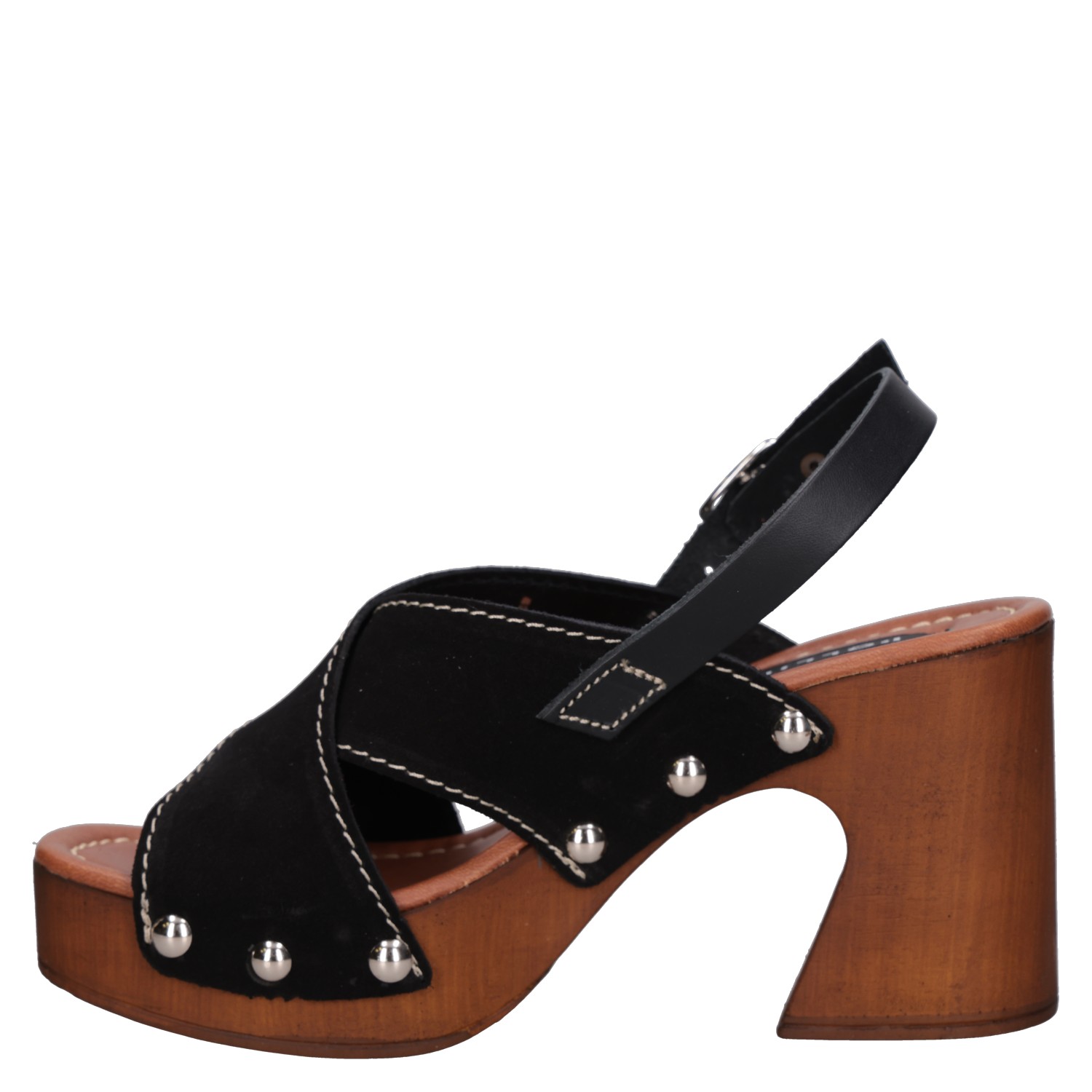 SANDALIA CASUAL MUJER POLLINI - POM0065 | NEGRO - 4